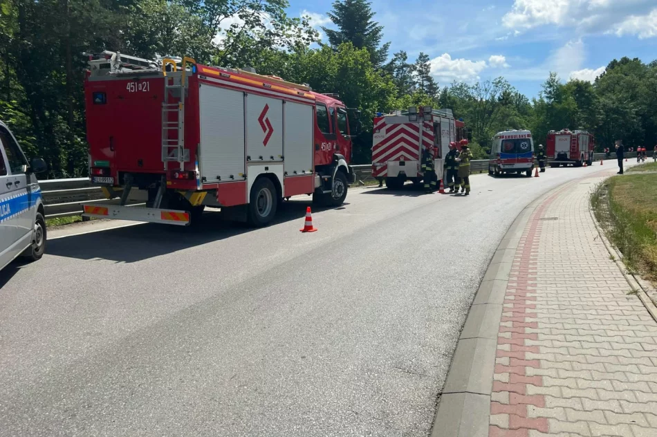 Ciężki stan rannego motocyklisty. Trwa walka o jego życie - zdjęcie 7