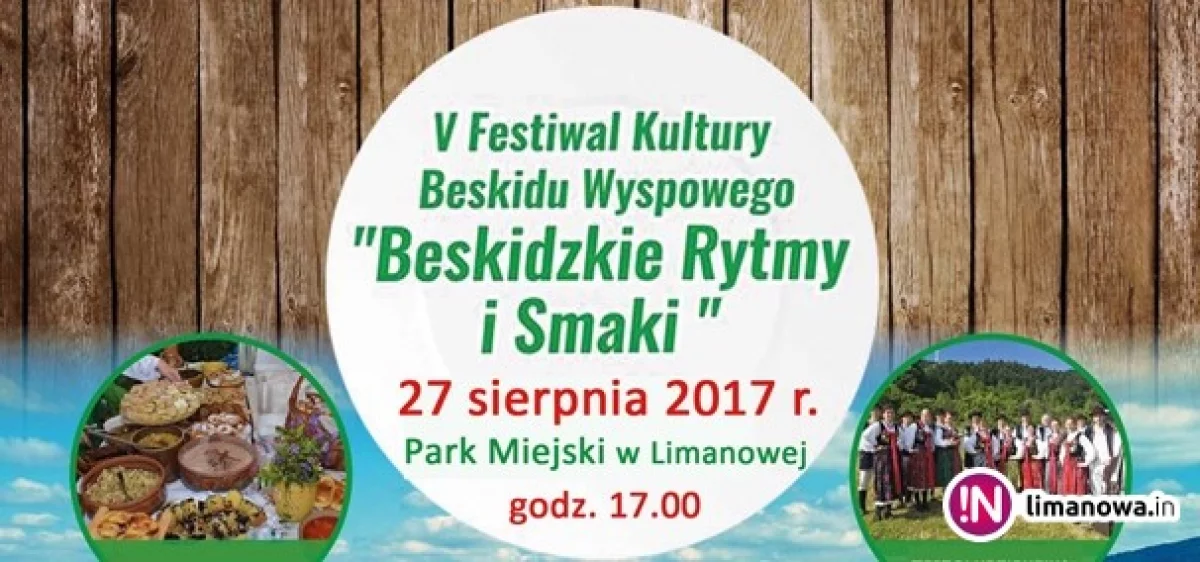 „Beskidzkie Rytmy i Smaki” w limanowskim parku