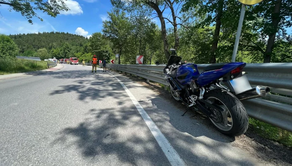 24-letni motocyklista zmarł w szpitalu - zdjęcie 1