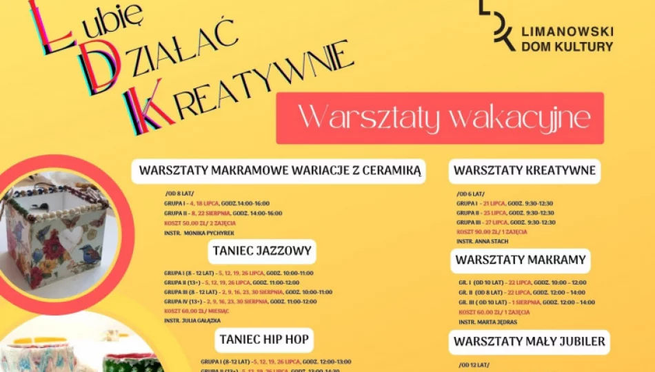 LDK zaprasza na warsztaty - trwają zapisy - zdjęcie 1