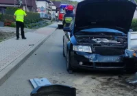 Najechał na tył przyczepy - zdjęcie główne