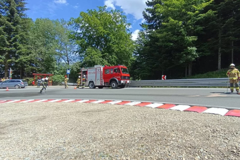 Motocykl zderzył się z samochodem - zdjęcie 2