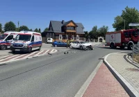 Kolizja na skrzyżowaniu, mandat dla sprawcy - zdjęcie główne