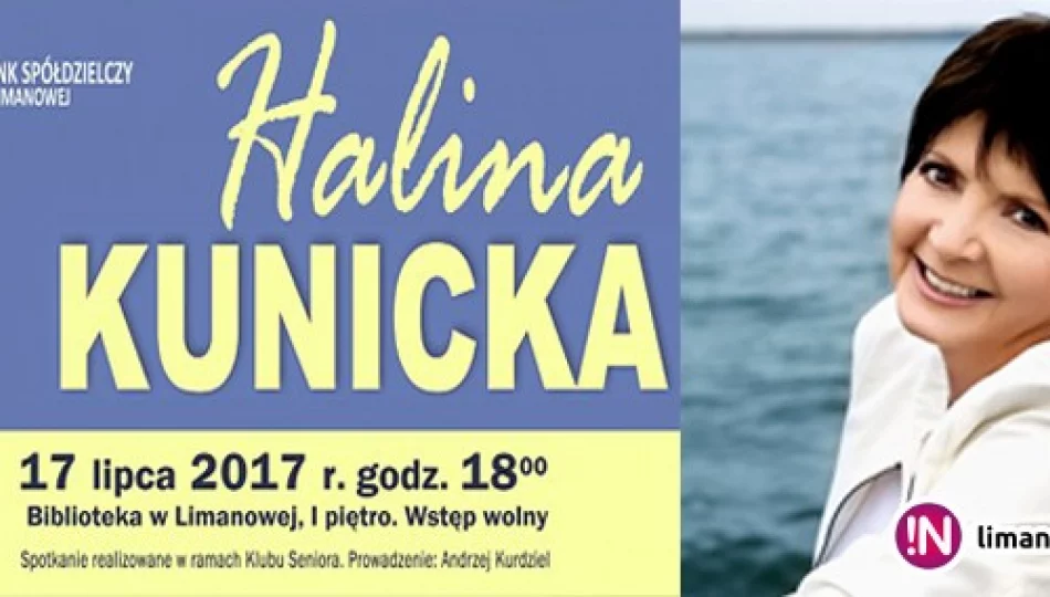 Dziś Halina Kunicka w Limanowej! - zdjęcie 1