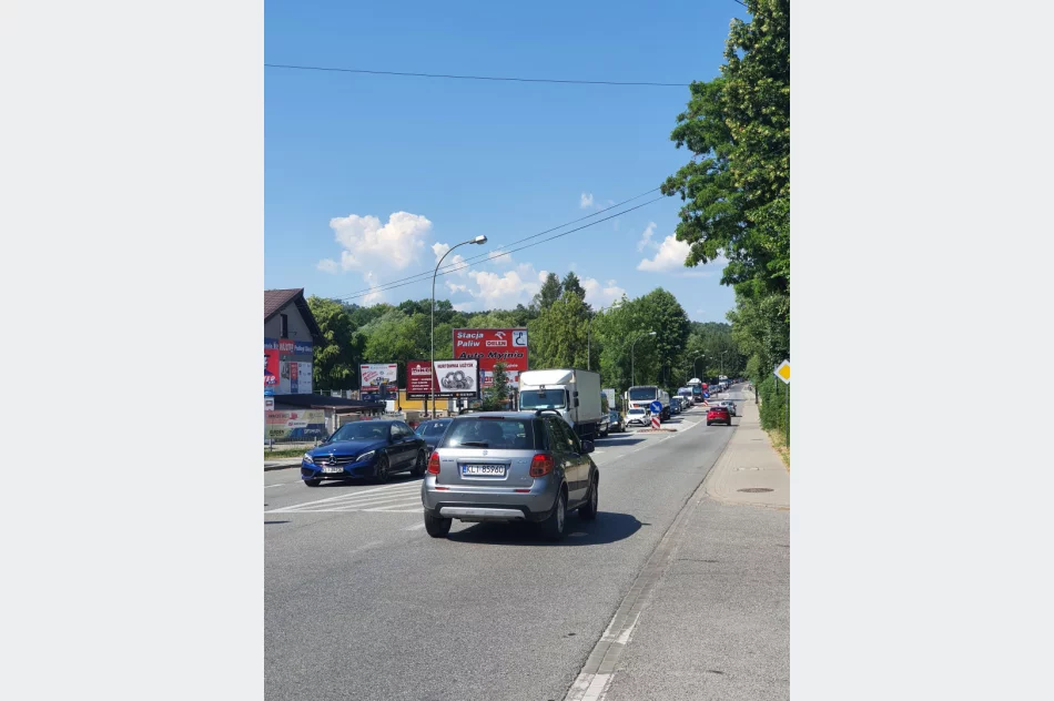 Most zamknięty, miasto - zakorkowane - zdjęcie 2