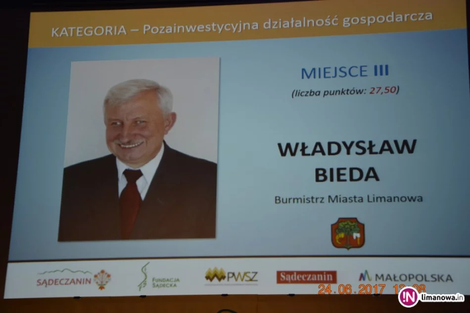 Miasto Limanowa kolejny raz nagrodzone! - zdjęcie 3