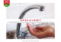 Apelujemy o oszczędne i racjonalne gospodarowanie wodą - zdjęcie główne