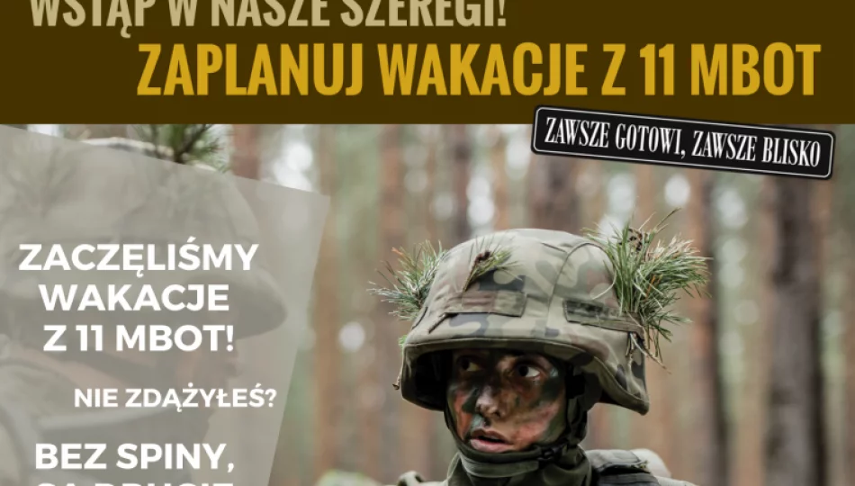 Powołanie na wakacje w 11 Małopolskiej Brygadzie Obrony Terytorialnej - zdjęcie 1