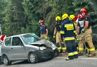 Samochód wypadł z drogi - zdjęcie główne