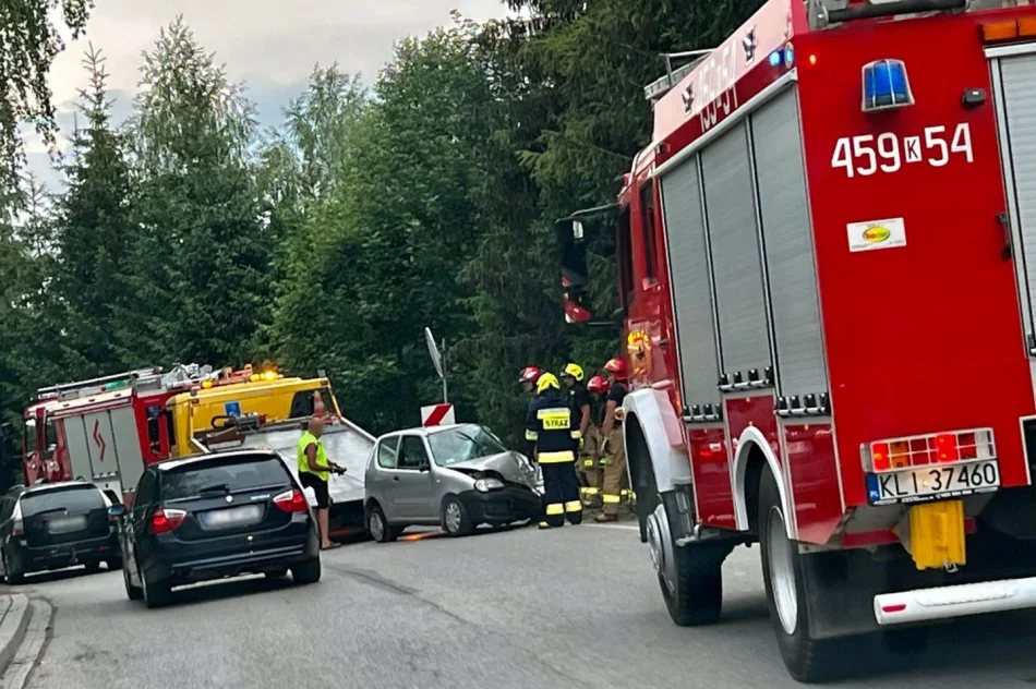 Samochód wypadł z drogi - zdjęcie 2