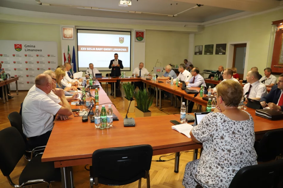 Jednogłośne absolutorium dla Wójta Gminy Limanowa Jana Skrzekuta - zdjęcie 4