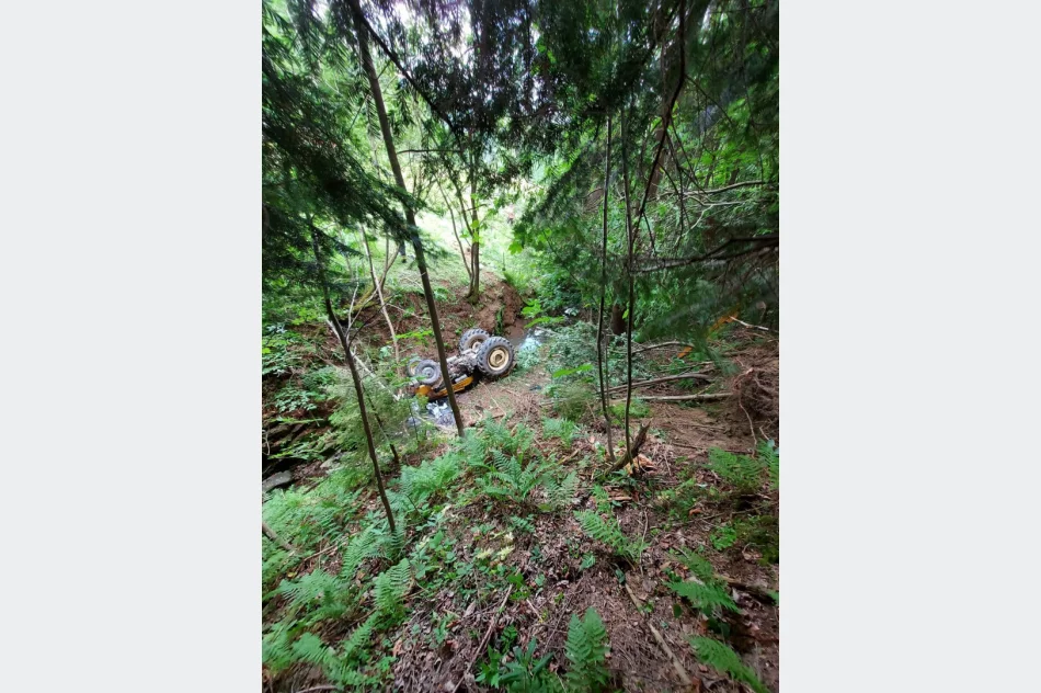 Ciągnik przygniótł mężczyznę - zdjęcie 2