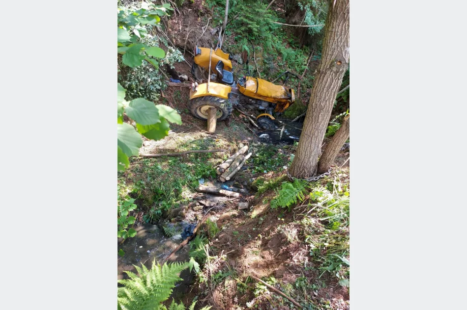 Ciągnik przygniótł mężczyznę - zdjęcie 3