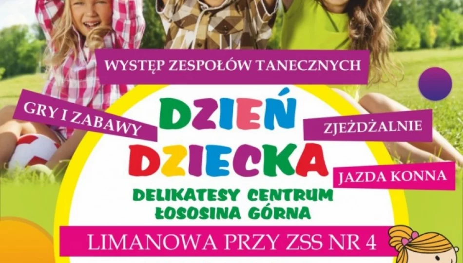 Zapraszamy na Dzień Dziecka w Łososinie Górnej - zdjęcie 1