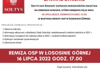 Zawiadomienie o zebraniu wiejskim w miejscowości Koszary - zdjęcie główne
