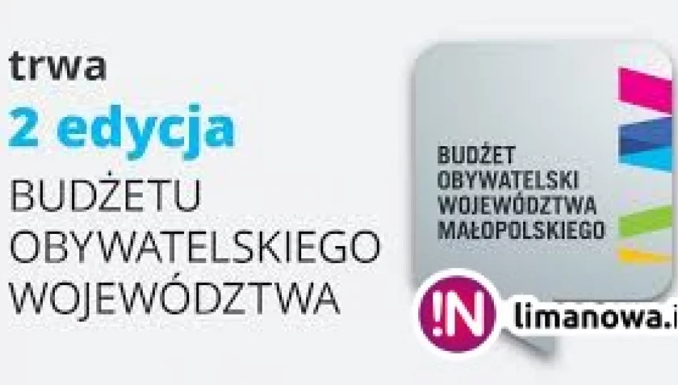 Druga edycja Budżetu Obywatelskiego Małopolski - jutro spotkanie - zdjęcie 1