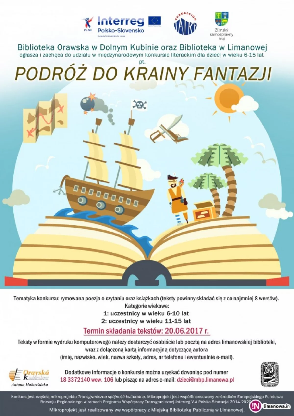 Słowacko – polski konkurs literacki dla dzieci i młodzieży