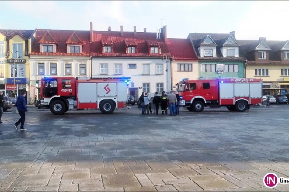 Pożar na limanowskim rynku - zdjęcie 2