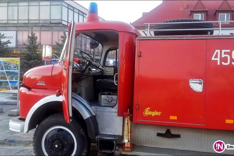Pożar na limanowskim rynku - zdjęcie 3