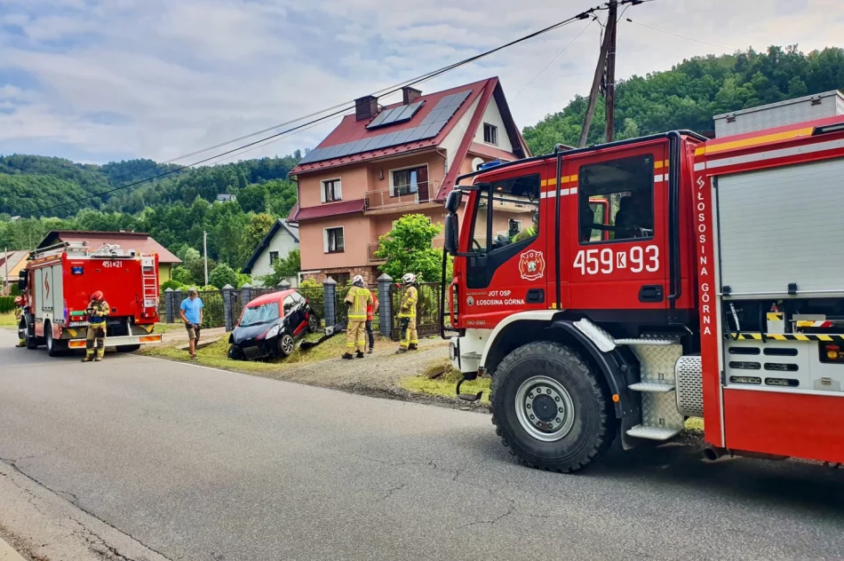 Dachowanie samochodu w Koszarach - zdjęcie 3