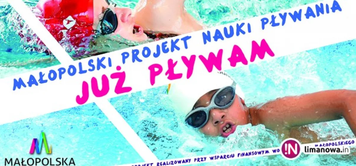 Projekt nauki pływania dla dzieci z limanowskich szkół!