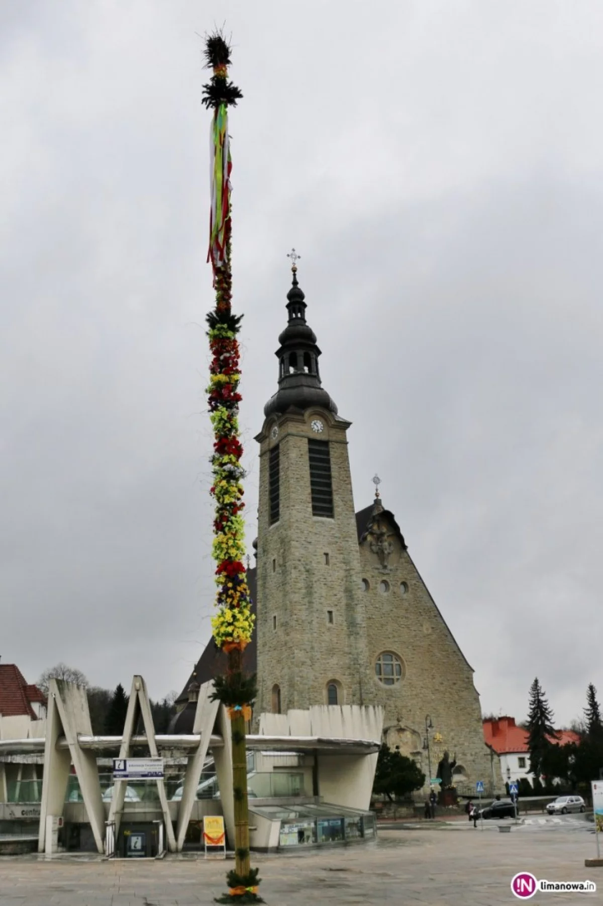 Palma Wielkanocna na limanowskim rynku