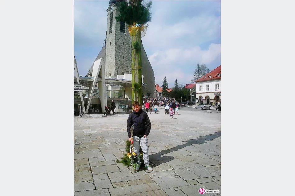 Palma Wielkanocna na limanowskim rynku - zdjęcie 3