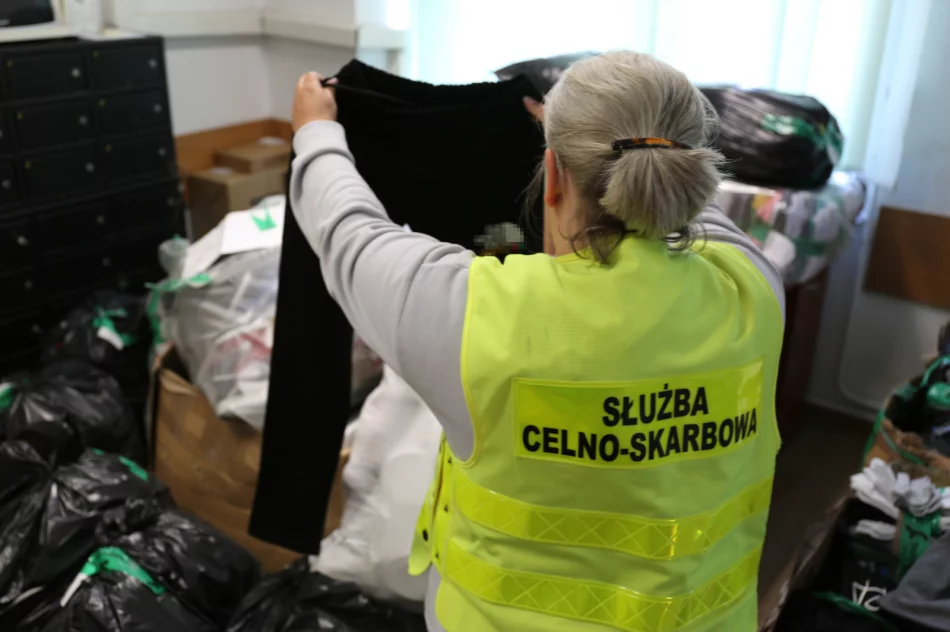 Grubymi nićmi szyte. KAS zatrzymała podróbki odzieży o wartości ponad 1,7 mln zł - zdjęcie 3