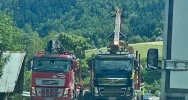 Przeładunek zepsutej ciężarówki - utrudnienia na DK 28 - zdjęcie 2