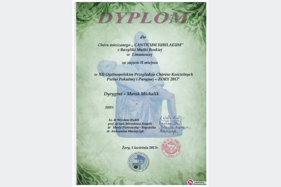 Chór CANTICUM IUBILAEUM znów na podium! - zdjęcie 2