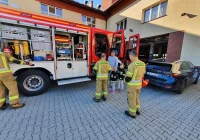 Dzieci na porannej odprawie w PSP - zdjęcie główne