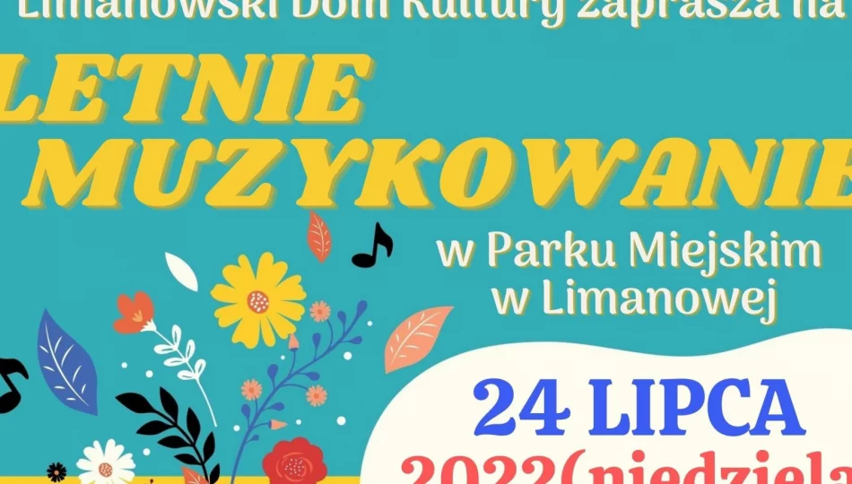 Letnie muzykowanie w Parku Miejskim w Limanowej - zdjęcie 1