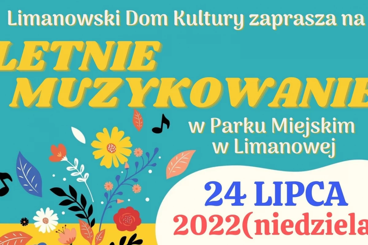 Letnie muzykowanie w Parku Miejskim w Limanowej