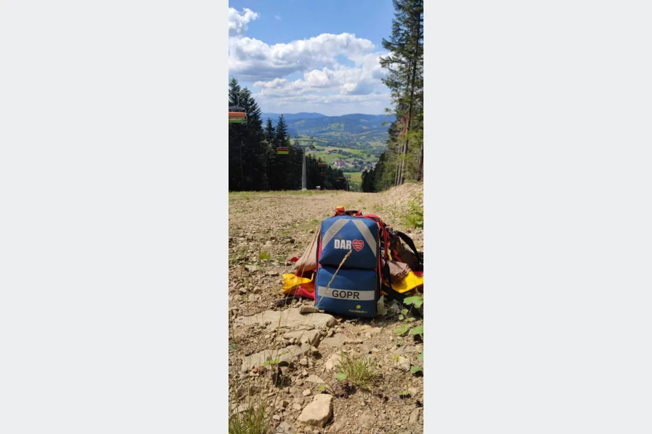 Dwa poważne wypadki na trasie rowerowej - zdjęcie 2