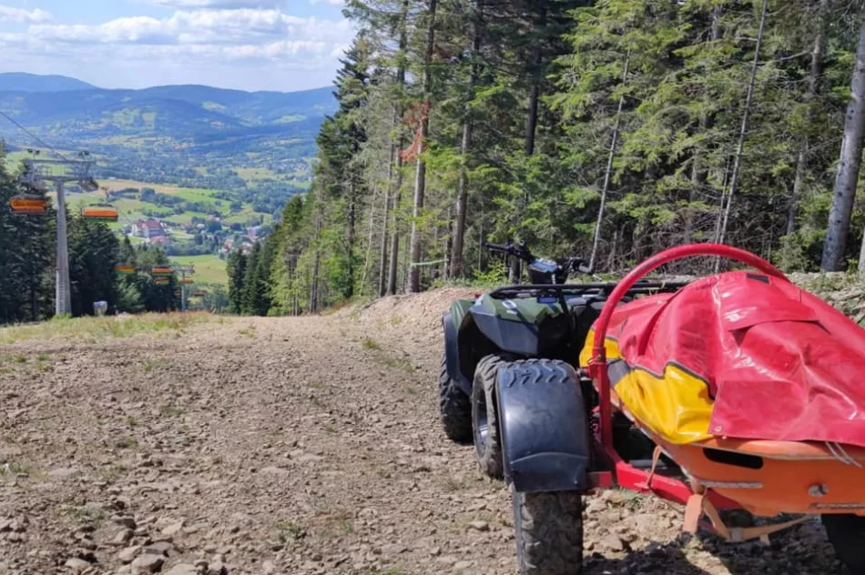 Dwa poważne wypadki na trasie rowerowej - zdjęcie 3
