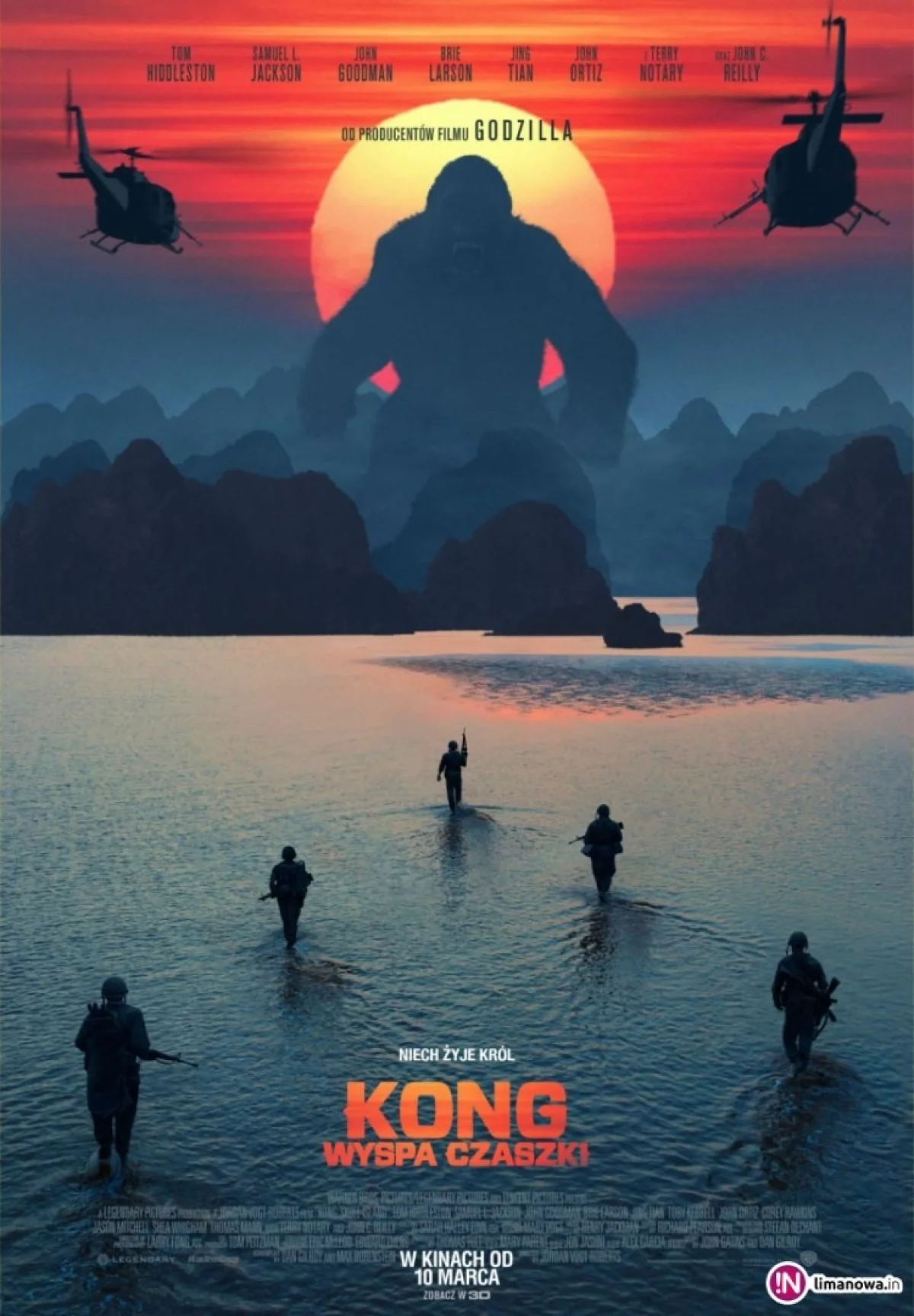 „Kong: Wyspa czaszki” od 24 marca w kinie Klaps