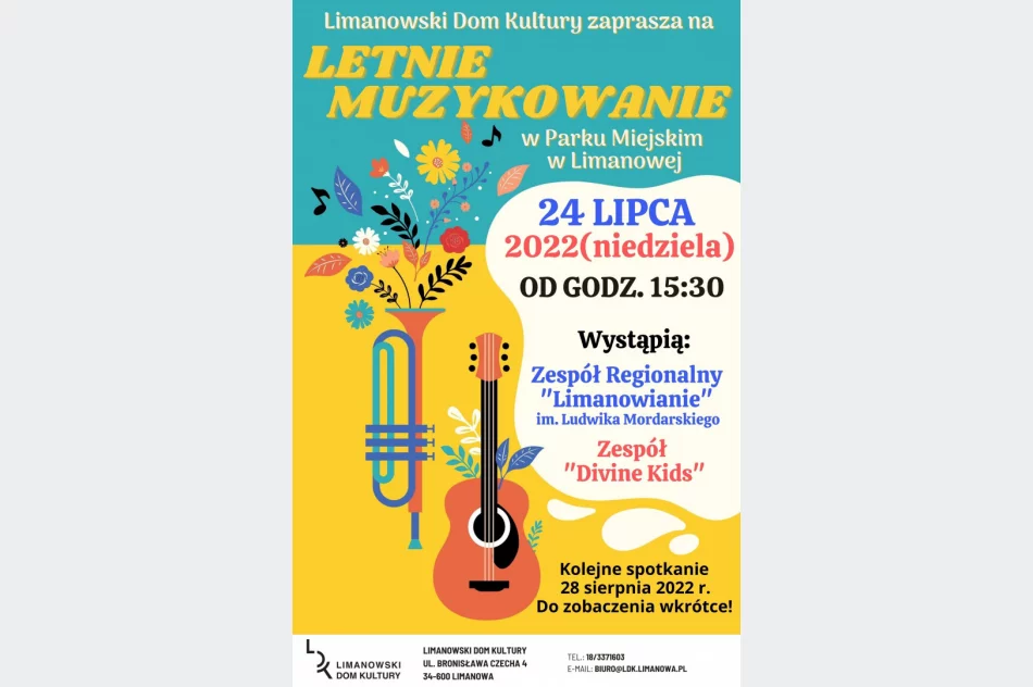 Letnie muzykowanie w Parku Miejskim w Limanowej - zdjęcie 2