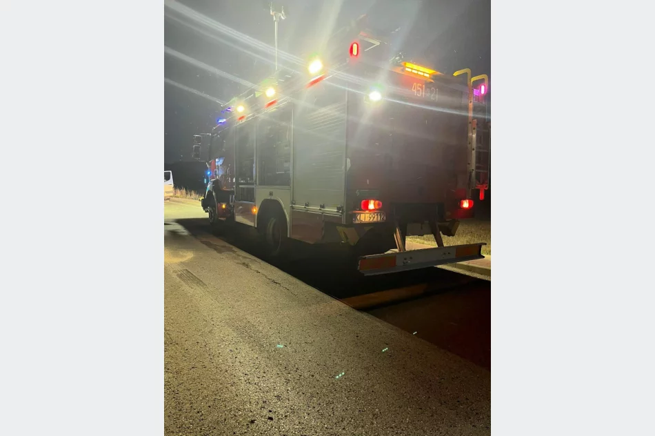 Zderzenie dwóch pojazdów na drodze powiatowej - zdjęcie 4