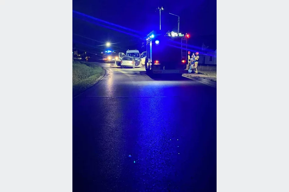 Zderzenie dwóch pojazdów na drodze powiatowej - zdjęcie 5