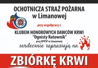 Zbiórka krwi w remizie OSP Limanowa❗️ - zdjęcie główne