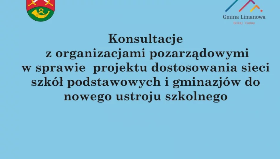 Konsultacje z organizacjami pozarządowymi w sprawie projektu dostosowania sieci szkół - zdjęcie 1