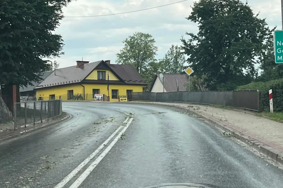 Intensywna burza nad Limanowszczyzną - zdjęcie 6