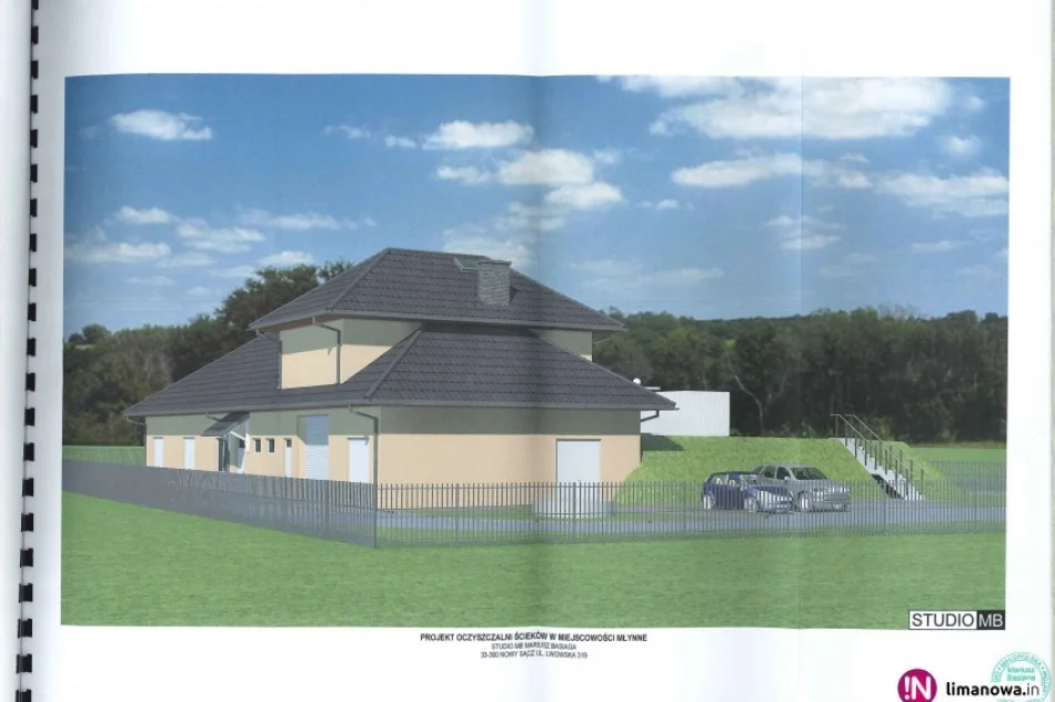 Trwa budowa oczyszczalni ścieków w Młynnem - jednej z największych inwestycji w Gminie Limanowa - zdjęcie 3