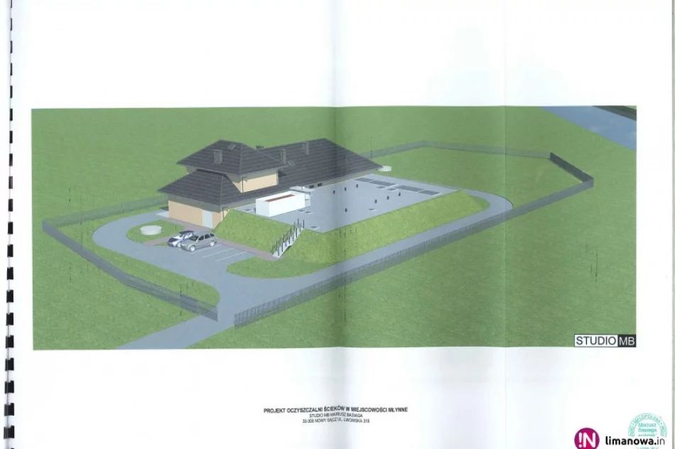 Trwa budowa oczyszczalni ścieków w Młynnem - jednej z największych inwestycji w Gminie Limanowa - zdjęcie 4