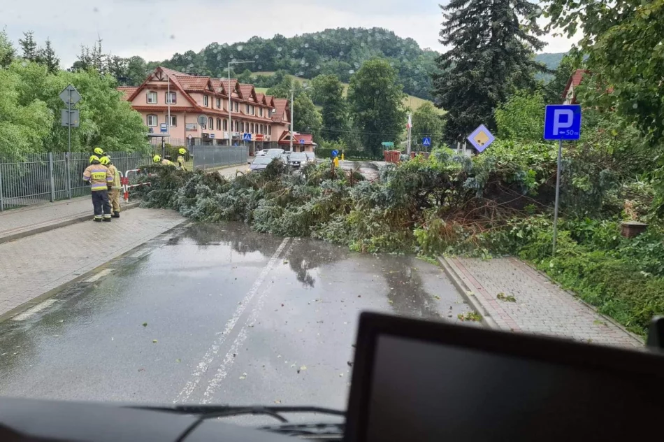 Wiatr wepchnął ścianę szczytową do budynku - zdjęcie 3