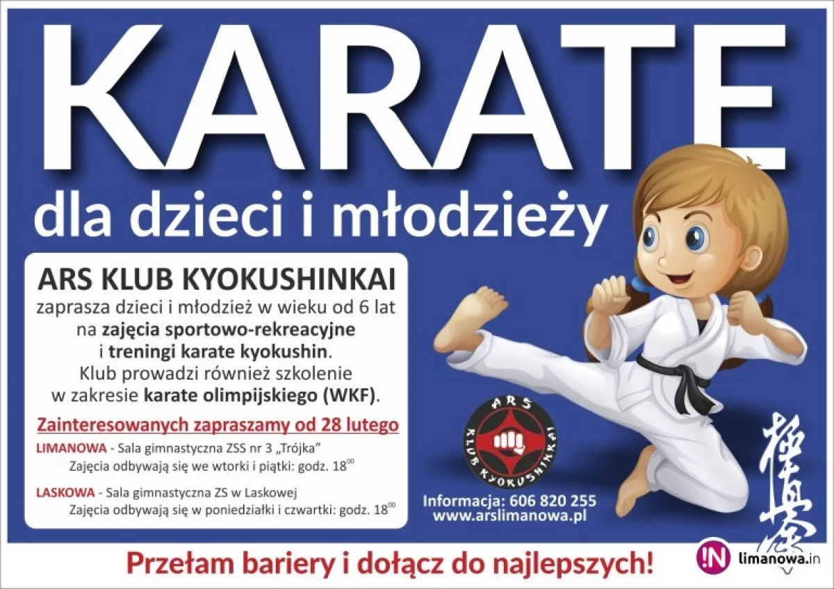 Karate dla dzieci i młodzieży – zapisy