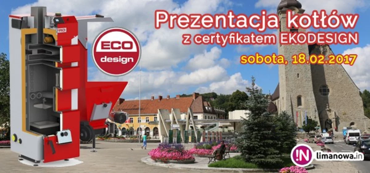 W sobotę na limanowskim rynku prezentacja kotłów z certyfikatem EKODESIGN!