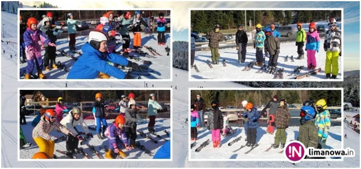 „Jeżdżę z głową' - uczniowie 'trójki' uczą się jeździć na nartach