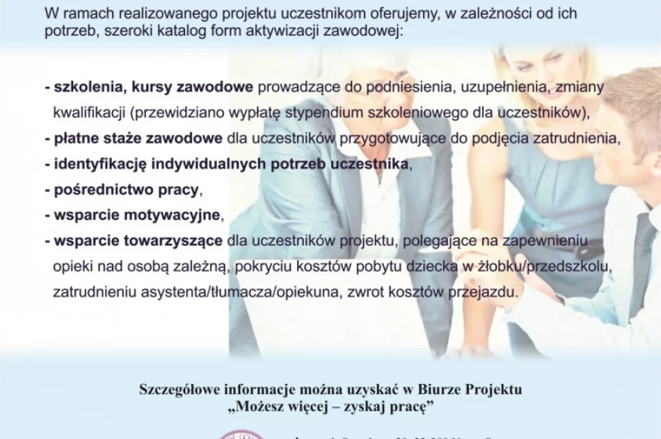 Informacja o naborze do bezpłatnych projektów - zdjęcie 2