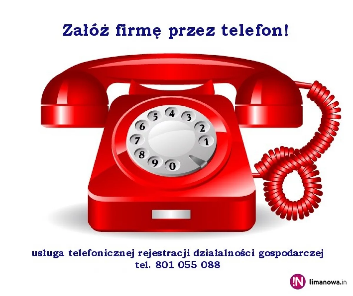 Załóż firmę przez telefon!